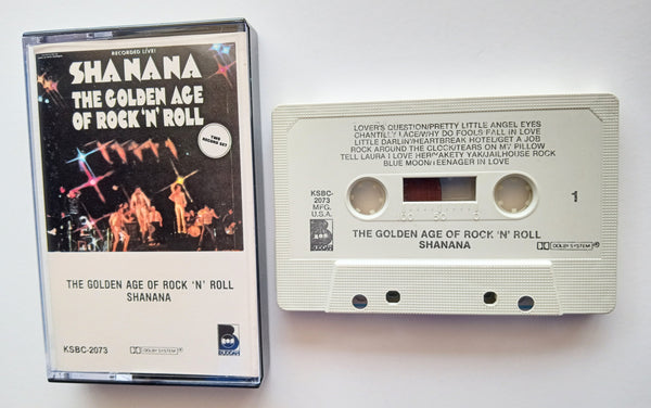 SHA NA NA (Jon "Bowzer" Bauman) - "The Golden Age Of Rock 'N' Roll" - [Double-Play Cassette Tape] (1973/1979) - Mint