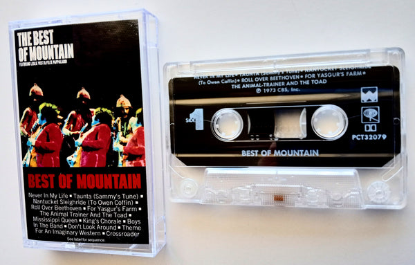MOUNTAIN - "Best Of" (w/"Mississippi Queen") - Cassette Tape (1973/1992) [Digitally Remastered] - Mint