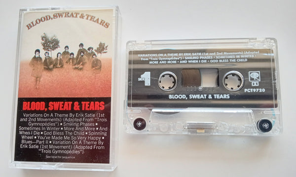 BLOOD, SWEAT & TEARS (David Clayton-Thomas) - "Blood, Sweat & Tears" - Cassette Tape (1968/1992) [Digitally Remastered] - Mint
