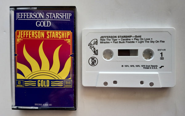JEFFERSON STARSHIP - "Gold" - Cassette Tape  (1979/1992) [Digitally Remastered] - Mint
