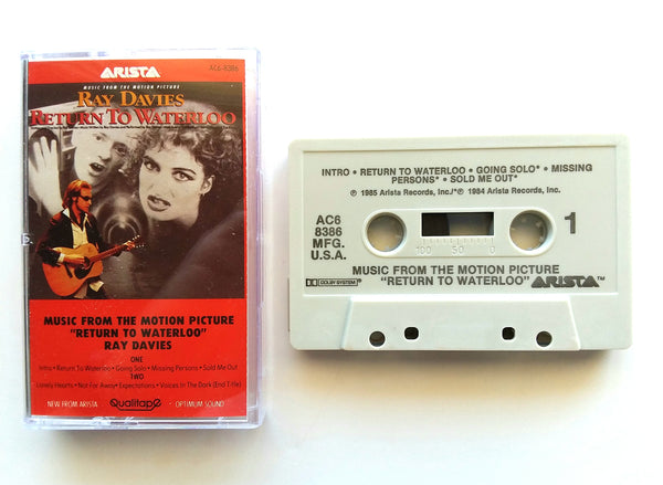 ORIGINAL SOUNDTRACK (Ray Davies from The Kinks)  - "Music From The Motion Picture "Return To Waterloo" - Cassette Tape (1985) [QualitapE®] - Mint