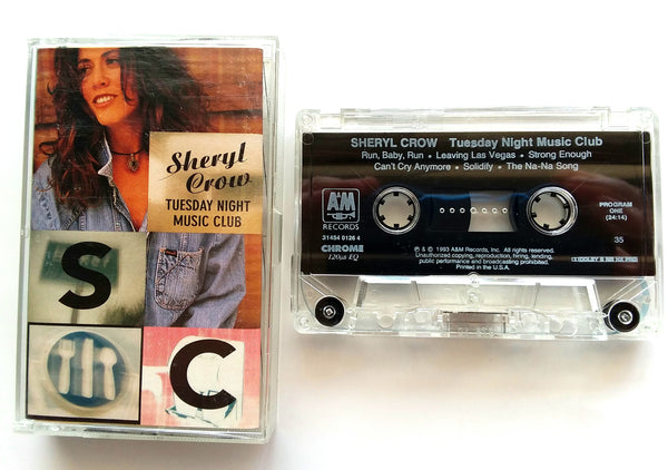 SHERYL CROW - "Tuesday Night Music Club" - Audiophile Chrome Cassette Tape (1993)