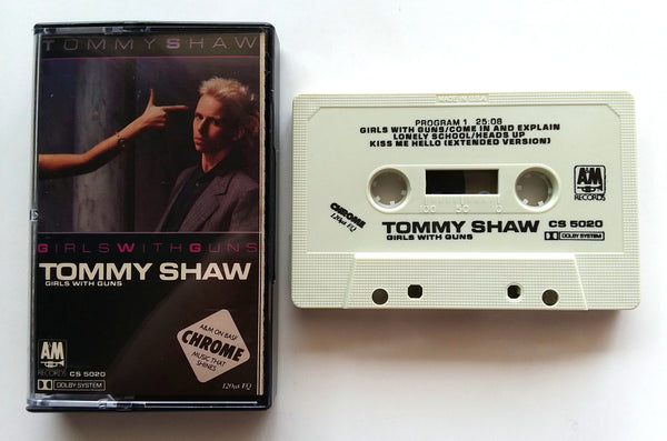 TOMMY SHAW (Styx) - "Girls With Guns" - Audiophile Chrome Cassette Tape (1984)