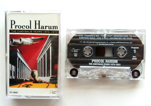 PROCOL HARUM - "The Chrysalis Years 1973-1977" - Cassette Tape (1977/1993) [Digitally Remastered] - Mint