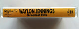 WAYLON JENNINGS - "Greatest Hits" - Cassette Tape (1979/1988) - Mint