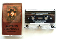 WAYLON JENNINGS - "Greatest Hits" - Cassette Tape (1979/1988) - Mint