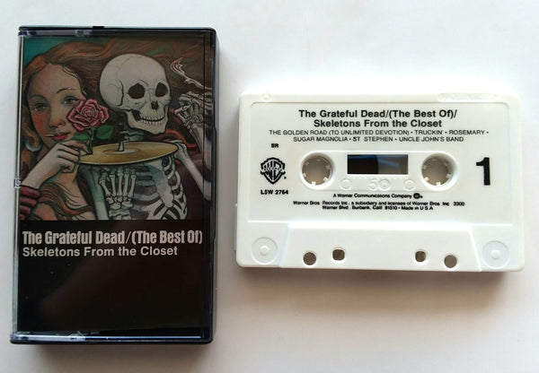 GRATEFUL DEAD - "Skeletons From The Closet (The Best Of)" - Cassette Tape (1974/1992) [Digitally Remastered] - Mint