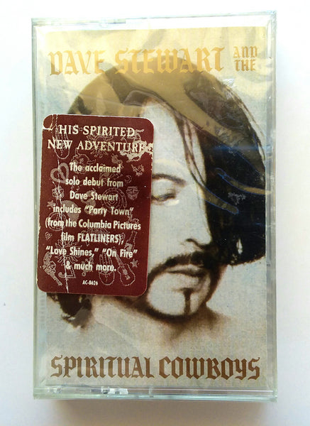 DAVE STEWART & THE SPIRITUAL COWBOYS (The Eurythmics) - "Dave Stewart & The Spiritual Cowboys" - Audiophile Chrome Cassette Tape (1990) 