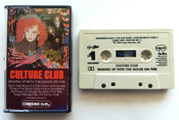 CULTURE CLUB (Boy George) - "Waking Up With The House On Fire" - <b style="color: red;">Audiophile</b> Chrome Cassette Tape (1984) - Mint