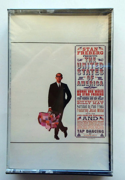STAN FREBERG  - "Presents The United States Of America" (Comedy) - Cassette Tape (1961/1989) - <b style="color: purple;">SEALED</b>