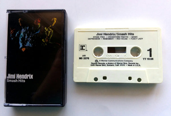 JIMI HENDRIX - "Smash Hits" - Cassette Tape - (1969) - Near Mint