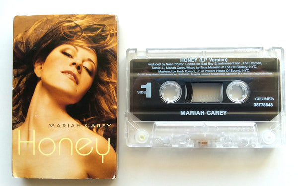 MARIAH CAREY - "Honey" / "Bad Boy Remix" - Cassette Tape Single (1997) - Near Mint