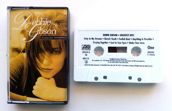 DEBBIE GIBSON - "Greatest Hits" - Cassette Tape (1995) [Digalog®] [Digitally Mastered] [Bonus Tracks!] [Rare & HTF!] {RCV] - Mint