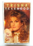 TRISHA YEARWOOD  - "The Sweetest Gift" (Christmas) - Cassette Tape (1994) - <b style="color: purple;">SEALED</b>