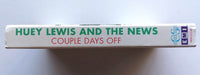 HUEY LEWIS AND THE NEWS  - "Couple Days Off" / "Time Ain't Money" - Cassette Tape Single (1991) - Mint