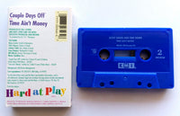 HUEY LEWIS AND THE NEWS  - "Couple Days Off" / "Time Ain't Money" - Cassette Tape Single (1991) - Mint