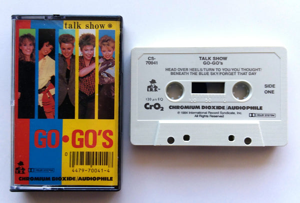 GO-GOs - "Talk Show" - <b style="color: red;">Audiophile</b> Chrome Cassette Tape (1984) - Mint