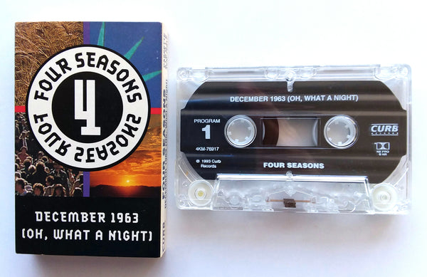 FOUR SEASONS  - "December 1963 (Oh, What A Night)" - Cassette Tape Single (1993) - Mint