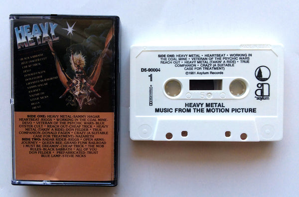 ORIGINAL SOUNDTRACK - "Heavy Metal" - [Double-Play Cassette Tape] (1982) [Digalog®]  [Digitally Remastered] - Mint
