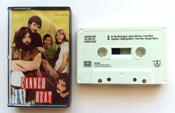 CANNED HEAT - "The Best Of" - Cassette Tape  (1987) - Mint