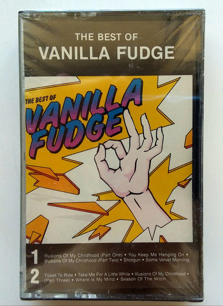 VANILLA FUDGE - " The Best Of" - Cassette Tape  (1982) - Sealed, C/O