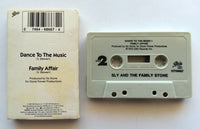 SLY AND THE FAMILY STONE  - "Dance To The Music"/"Family Affair" - Cassette Tape Single (1989) - Near Mint