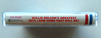 WILLIE NELSON - "Greatest Hits (And Some that Will Be)"- [Double-Play Cassette Tape] [Digitally Remastered] (1981/1994) - Mint