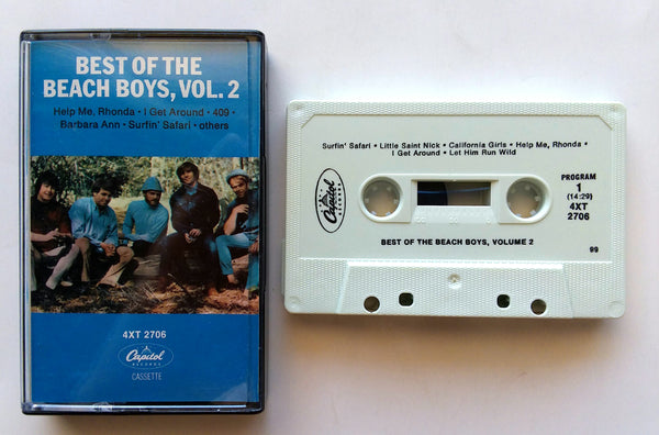 THE BEACH BOYS - "Best Of The Beach Boys, Vol. 2" - Cassette Tape - (1967/1979) - Mint