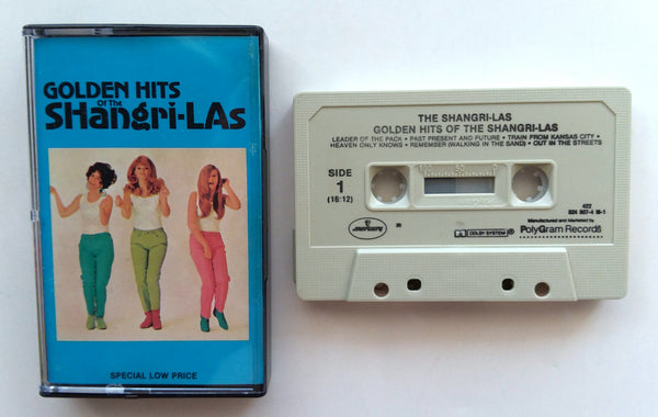 THE SHANGRI-LAS  -  "Golden Hits Of" (w/"Leader Of The Pack) - Cassette Tape (1966/1981) [Rare!] - Mint