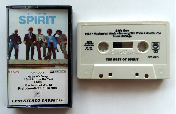 SPIRIT (Jay Ferguson, Randy California) -  "The Best Of" - Cassette Tape (1973/1988) [Non-Album Track!] - Mint