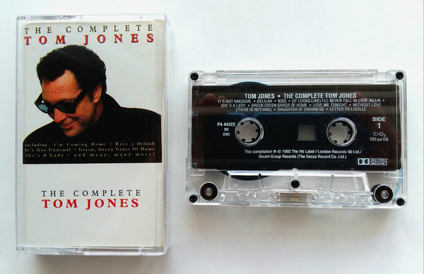 TOM JONES - "The Complete" - [Double-Play] <b style="color: red;">Audiophile</b> Chrome Cassette Tape (1992) [RCV]  - Mint