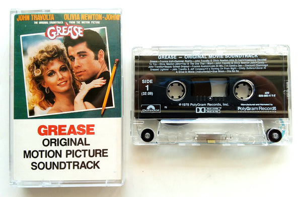 ORIGINAL SOUNDTRACK  - "Grease" (ONJ, John Travola) - [Double-Play Cassette Tape] (1978/1994) [Digitally Remastered] [HX-Pro] - Mint