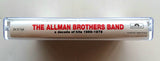 THE ALLMAN BROTHERS BAND  - "A Decade Of Hits: 1969-1979" - [Double-Play] Audiophile Chrome Cassette Tape (1994) [Digitally Remastered] - Mint