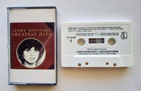 LINDA RONSTADT - "Greatest Hits" - Cassette Tape (1976) [RCV] - Mint