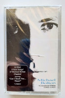 MICHAEL BOLTON (Blackjack) - "Greatest Hits 1985-1995" - [Double-Play Cassette Tape] (1995) [+5 New Songs!] ("Call-Out" Sticker!) - <b style="color: purple;">SEALED</b>