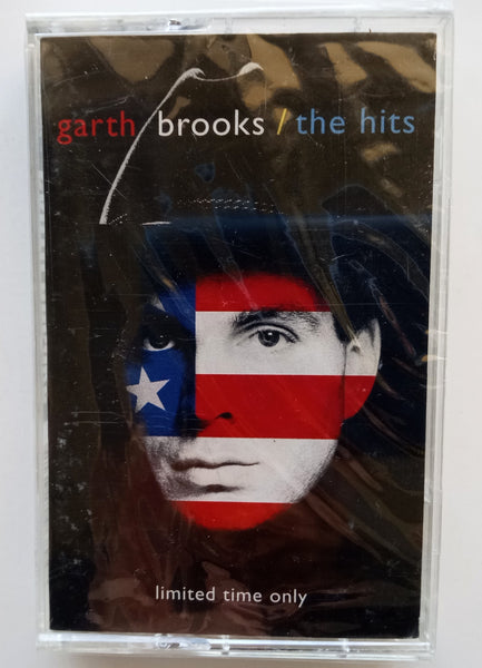 GARTH BROOKS - "The Hits" (Limited Edition) - [Double-Play Cassette Tape] (1994) - Sealed