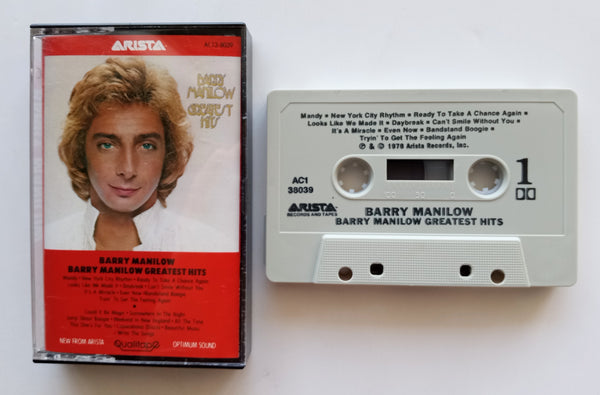 BARRY MANILOW - "Greatest Hits" - [Double-Play Cassette Tape] (1978/1988) [QualitapE®] - Mint