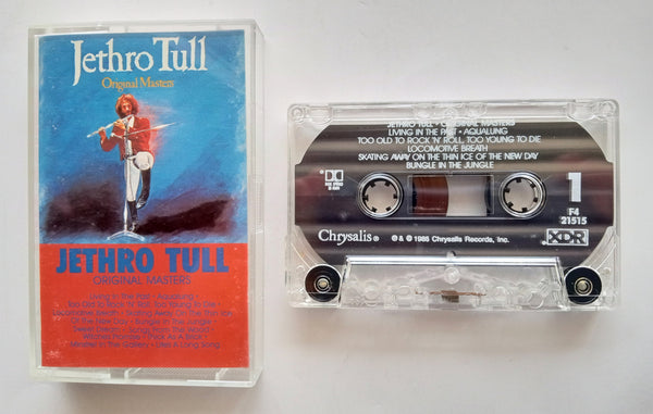 JETHRO TULL - "Original Masters" - Cassette Tape (1985) [Digitally Remastered] (XDR) - Mint