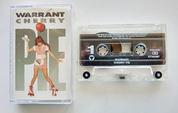 WARRANT - "Cherry Pie" - Cassette Tape (1990) - Mint