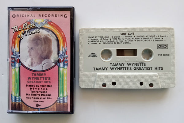 TAMMY WYNETTE - "Greatest Hits" - Cassette Tape (1969/1983) - Mint