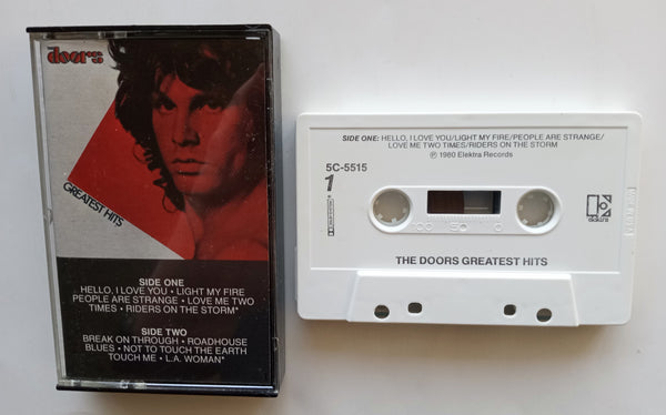 THE DOORS (Jim Morrison) - "Greatest Hits" - Cassette Tape (1980) - Mint
