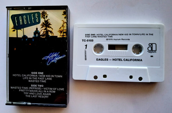 EAGLES - "Hotel California" - Cassette Tape (1976/1992) [Digalog®] [Digitally Mastered] - Mint