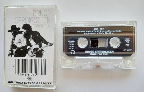BRUCE SPRINGSTEEN - "Born To Run" - Cassette Tape (1975/1995) [Digitally Remastered] - Mint