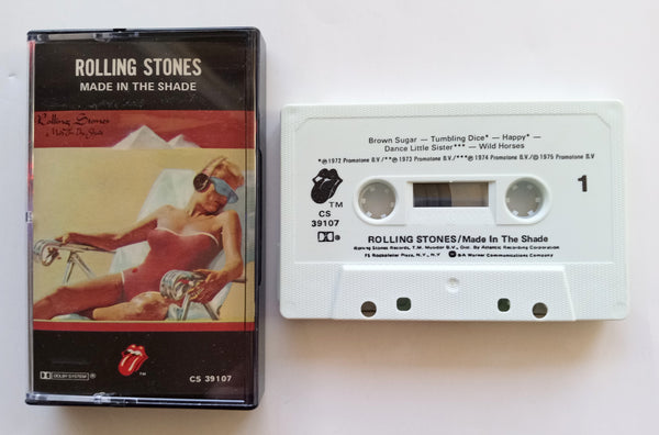 THE ROLLING STONES (Mick Jagger, Keith Richards) - "Made In The Shade" (Best 1970-1974) - Cassette Tape (1975/1982) - Mint