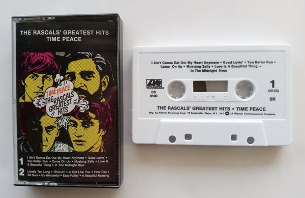 THE RASCALS - "Timepeace: Greatest Hits" - Cassette Tape (1968/1992) [Digalog®] [Digitally Mastered] - Mint