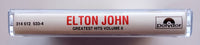 ELTON JOHN - "Greatest Hits Volume II"- <b style="color: red;">Audiophile</b> Chrome Cassette Tape (1977/1992) [Digitally Remastered] - Mint