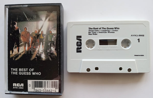 THE GUESS WHO - "The Best Of" - Cassette Tape (1971/1988) - Mint