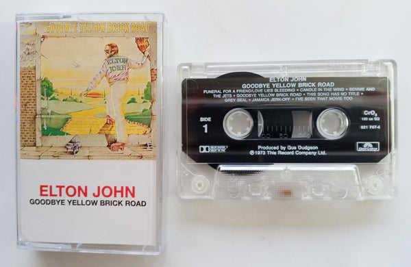ELTON JOHN - "Goodbye Yellow Brick Road"- [Double Play] <b style="color: red;">Audiophile</b> Chrome Cassette Tape (1973/1992) [Digitally Remastered] - Mint