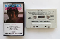 DONOVAN - "Greatest Hits" - Cassette Tape (1970/1988) - Mint