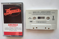 AMERICA - "In Concert" - Cassette Tape (1985) - Mint